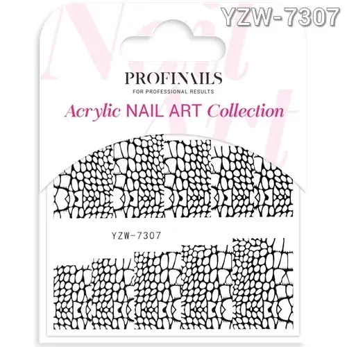 Profinails Acrylic Nail Art matrica YZW-7307 Különleges ajánlat