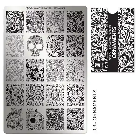 Csak ma Moyra nyomdalemez No.003 Ornaments