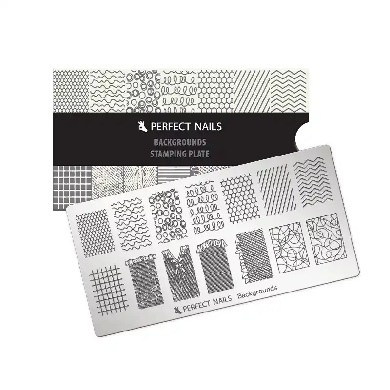 Perfect Nails Körömnyomda Lemez - Backgrounds * Vedd meg most