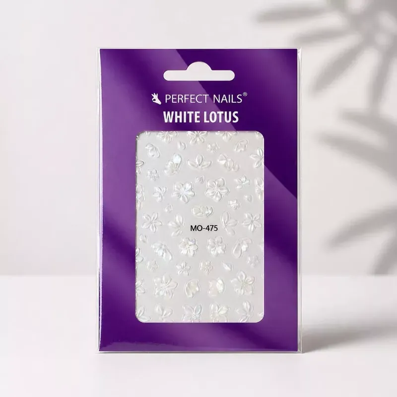 Perfect Nails Körömmatrica - White Lotus Biztonságos fizetés