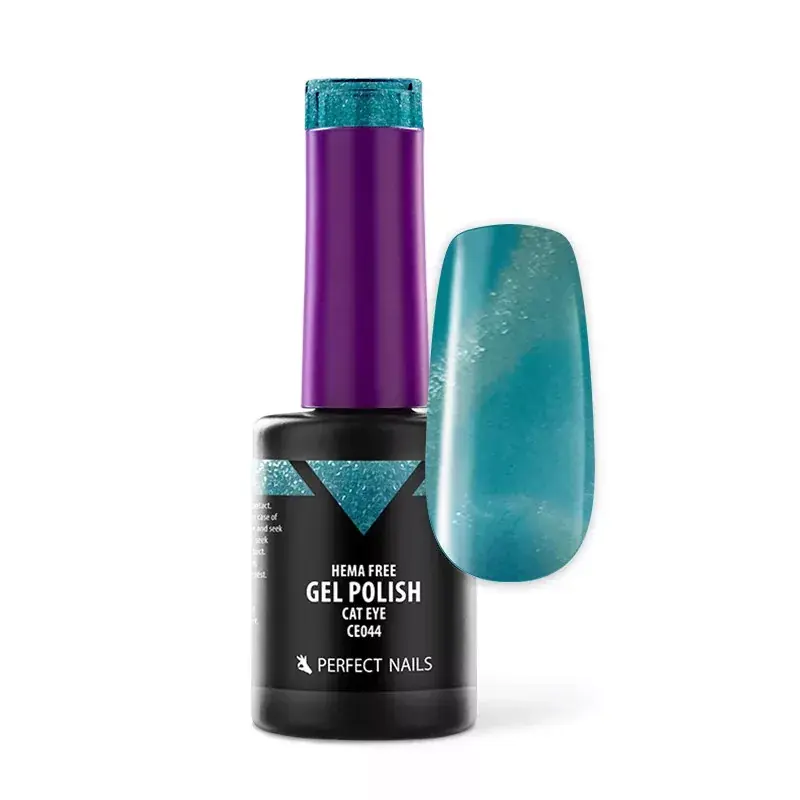 Ne maradj le Perfect Nails Hema Free Cat Eye Gél Lakk 8ml - CE044 Turquoise
