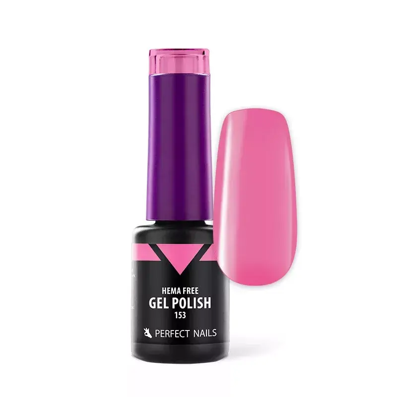 Biztonságos vásárlás Perfect Nails Hema Free Gél Lakk 4ml - 153 Bubble gum