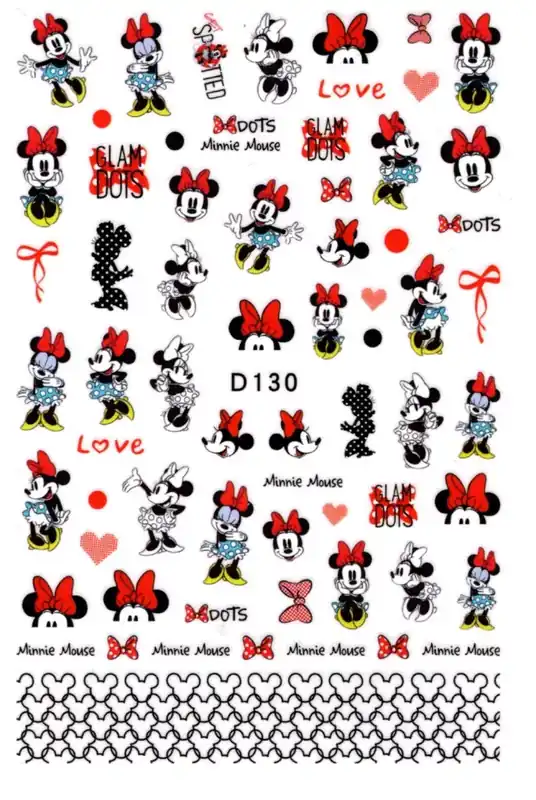 Niiza Körömmatrica - Mickey Mouse D130 Expressz szállítás