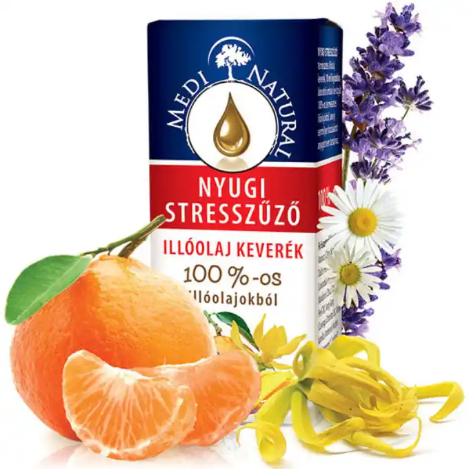 Azonnal elérhető Medinatural Bio illóolaj nyugi stresszűző – 10ml