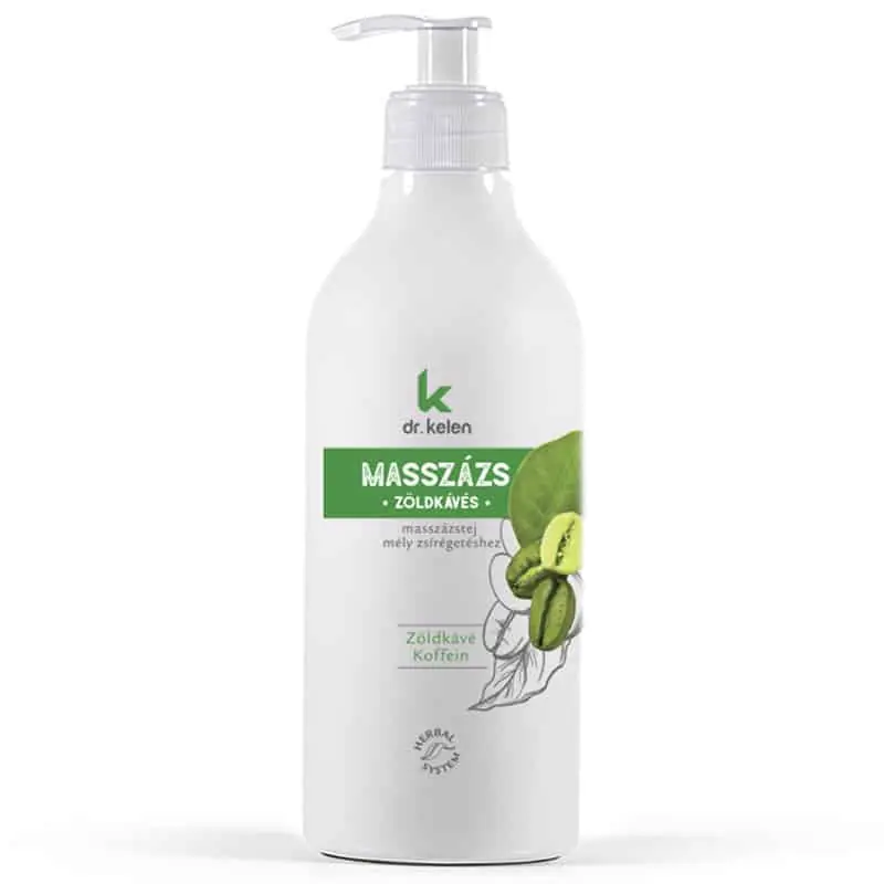 Dr. Kelen Zöld kávés masszázstej – 500ml Kihagyhatatlan ajánlat