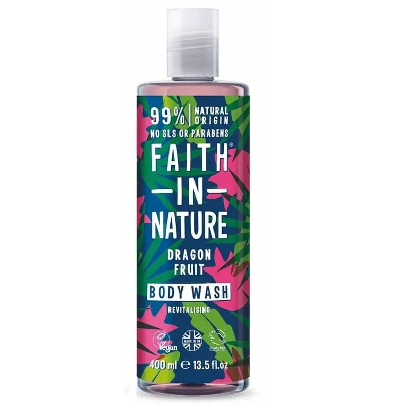Biztonságos fizetés Faith in Nature Sárkánygyümölcs tusfürdő – 400ml