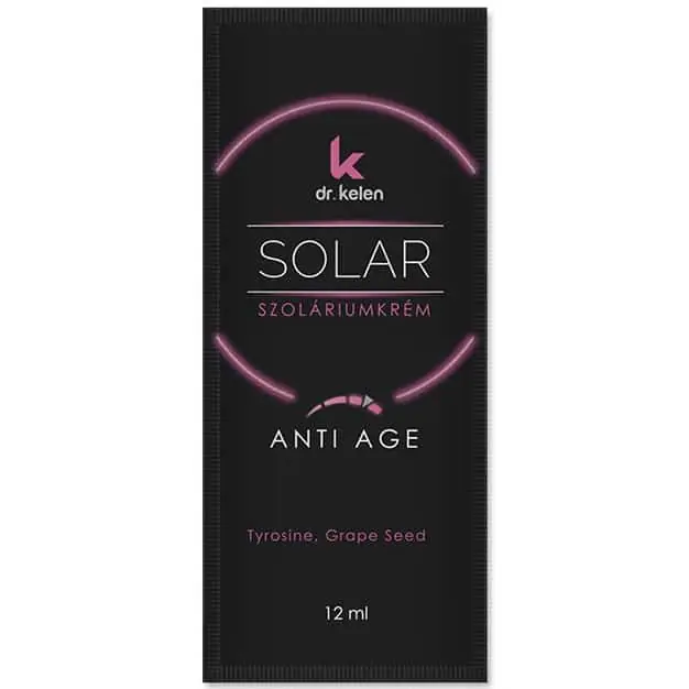 Árcsökkenés Dr. Kelen Sunsolar anti-age egy adagos szolárium krém – 12ml
