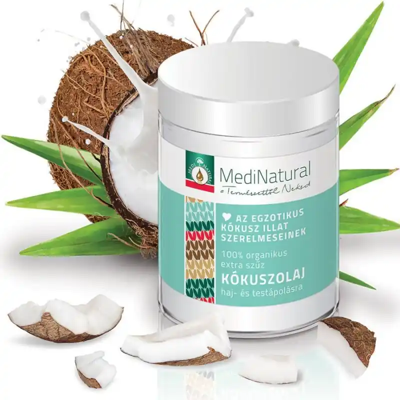 Olcsóbb Medinatural Bio extra szűz kókuszolaj – 100ml