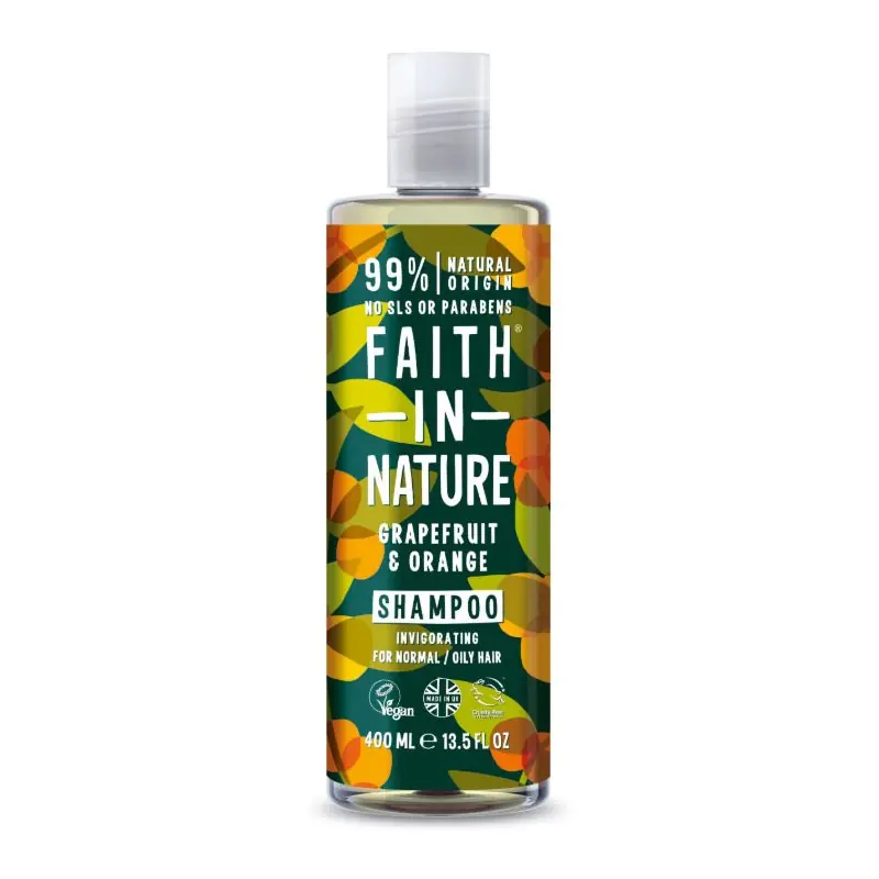 Kiárusítás Faith in Nature Grapefruit és Narancs sampon – 400ml