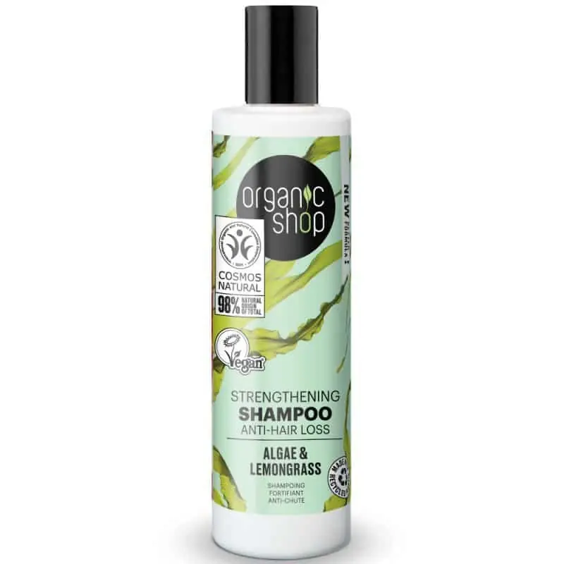Vedd meg online Organic Shop Erősítő és hajhullás elleni sampon algával és citromfűvel – 280ml