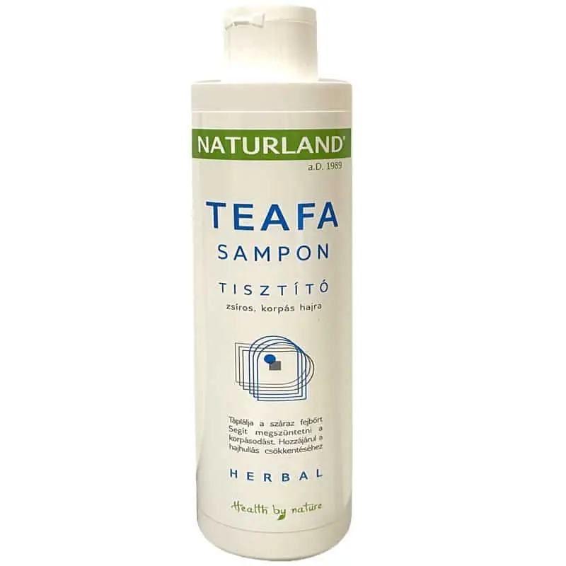 Naturland Herbál Teafaolajos sampon – 200ml Biztonságos fizetés