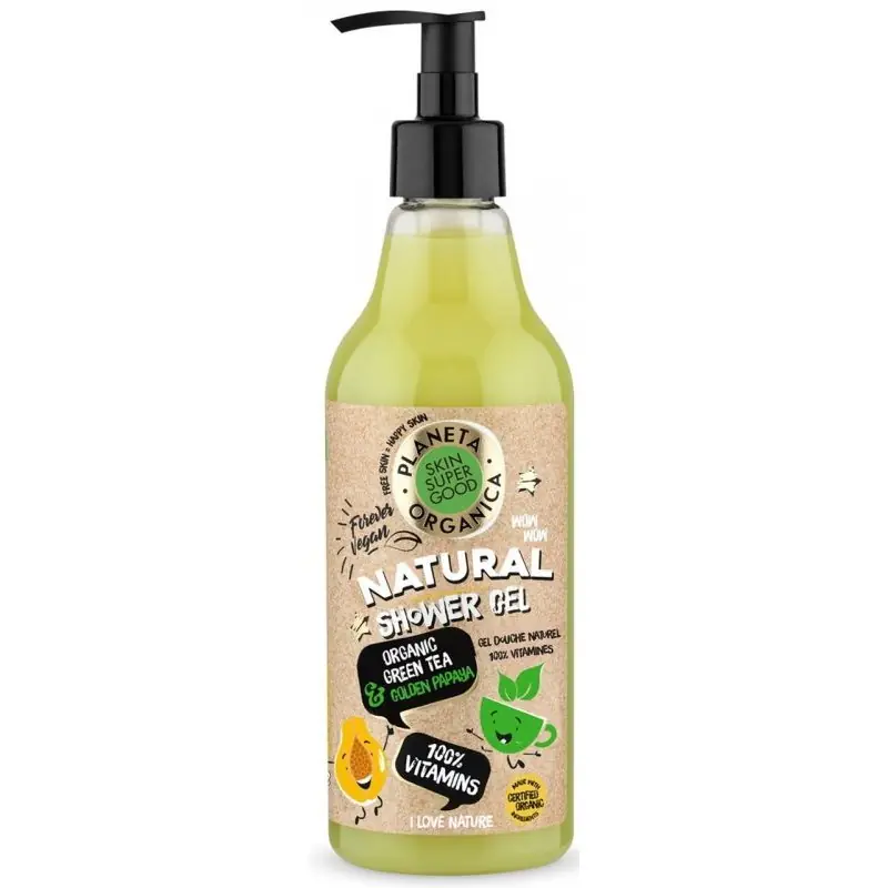 Biztonságos fizetés Skin Super Good Természetes 100% Vitamins tusfürdő – 500ml