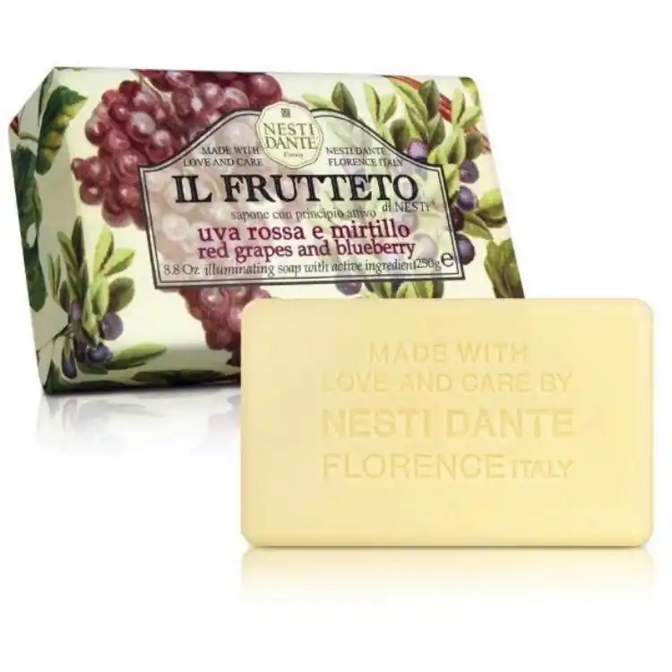 Biztonságos fizetés Nesti Dante piros szőlő-áfonya szappan – 250 g