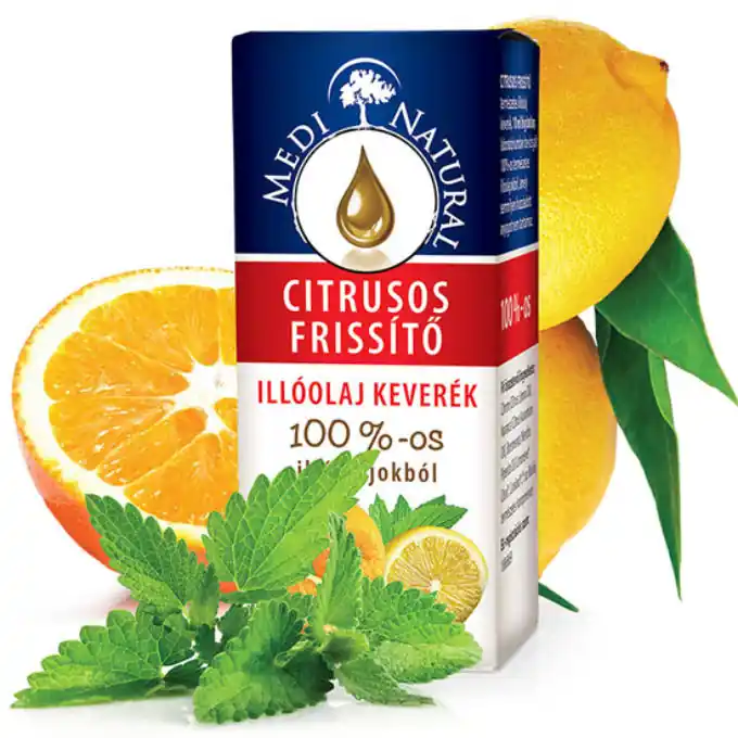 Gyors szállítás Medinatural citrusos frissítő illóolaj keverék – 10ml