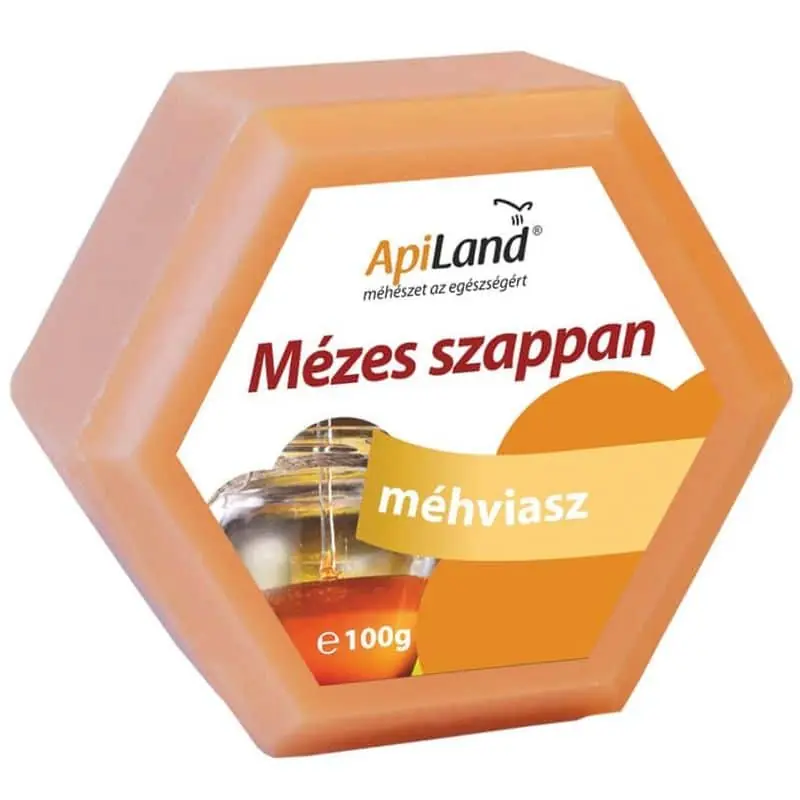 Biztonságos fizetés Apiland mézes, méhviaszos szappan – 100g