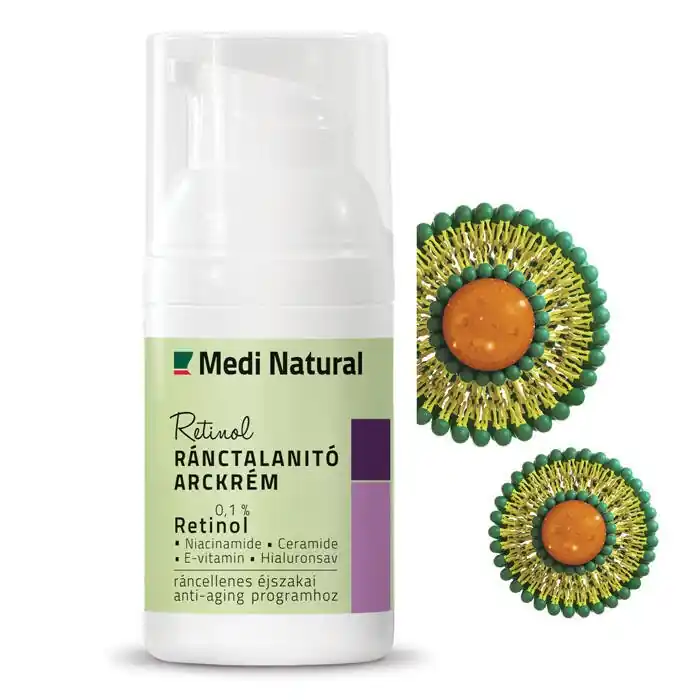 Medinatural Retinol ránctalanító arckrém – 30ml Vásárlói kedvenc