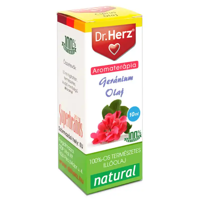 Dr. Herz Geránium illóolaj – 10ml Ne maradj le