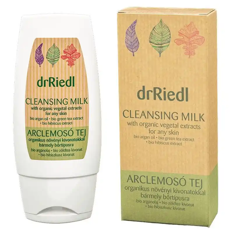 Bestseller drRiedl Arclemosó tej Organikus növényi kivonatokkal – 100ml
