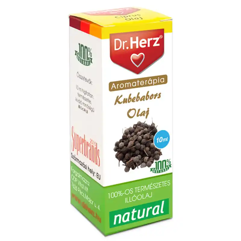 Dr. Herz Kubebabors illóolaj – 10ml Kedvezményes ár