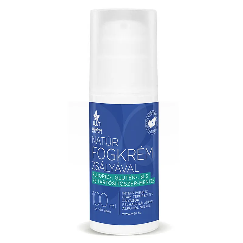 WTN Natúr fogkrém zsályával – 100ml Népszerű