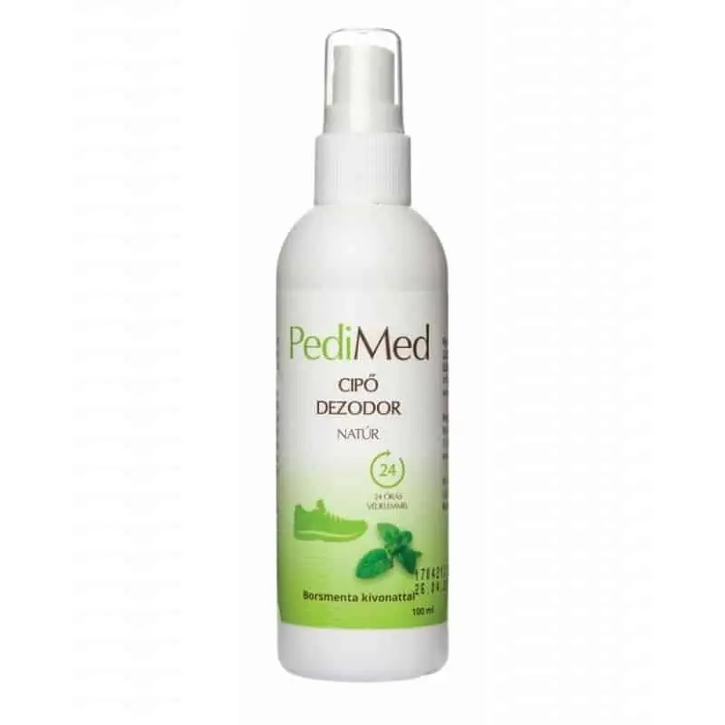 Pedimed cipődezodor spray natúr – 100ml Biztonságos fizetés