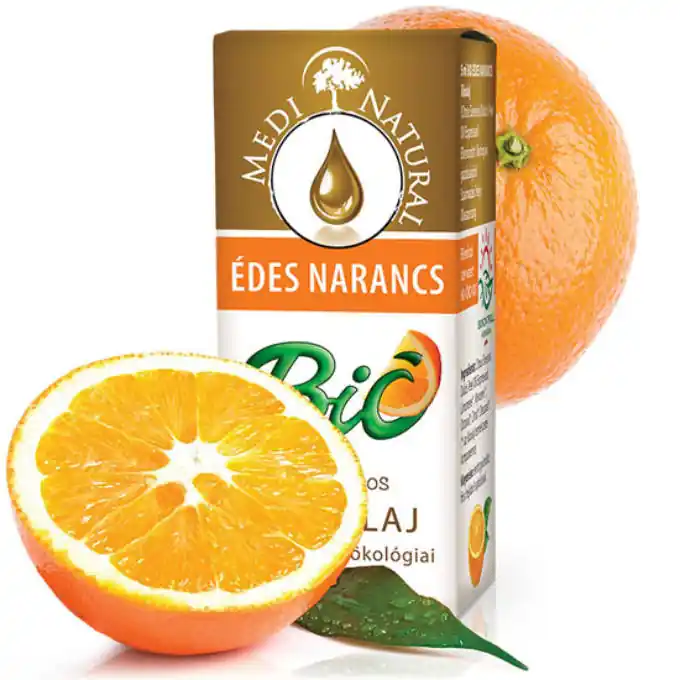 Exkluzív ajánlat Medinatural bio illóolaj édes narancs – 5ml
