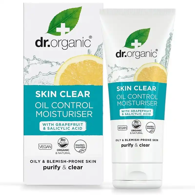 Árengedmény Dr. Organic Skin Clear Mattító hidratáló 5 az 1-ben arckrém – 50ml