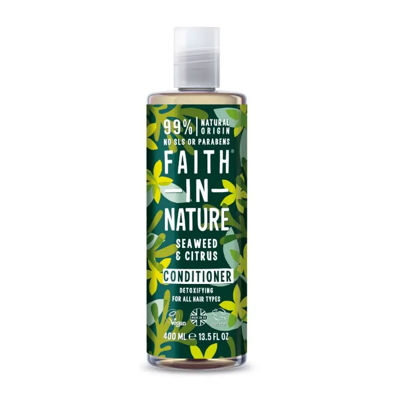 Exkluzív ajánlat Faith in Nature Tengeri hínár és citrus hajkondícionáló – 400ml