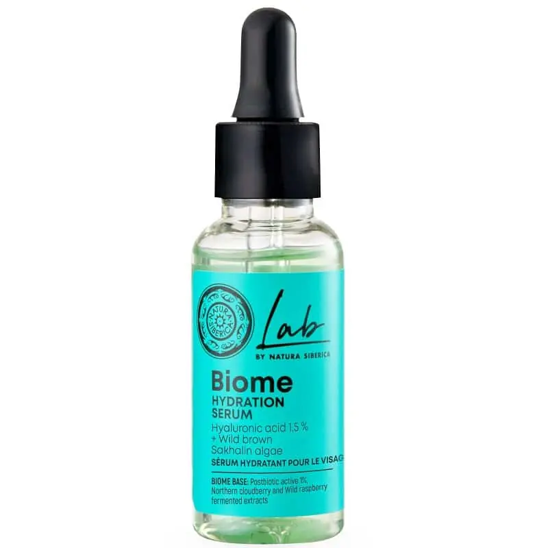 Natura Siberica Lab Biome Hidratáló arcszérum hialuronsavval – 30ml Kedvezmény