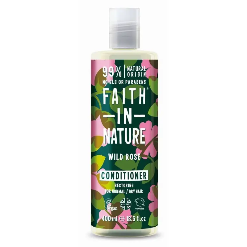 Faith in Nature Vadrózsa hajkondicionáló – 400ml Kiárusítás