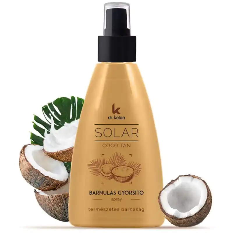 Dr. Kelen Solar Coco Tan barnulásgyorsító spray – 150ml Utolsó esély
