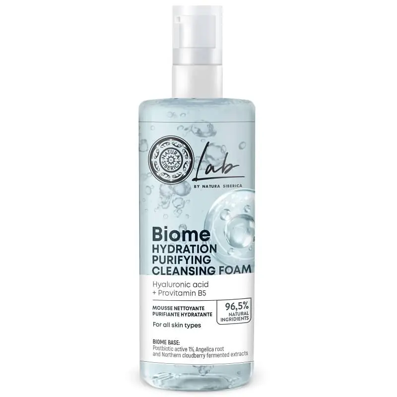 Natura Siberica Lab Biome Hidratáló Arctisztító hab Hialuronsav + B5 provitamin – 200ml Bestseller