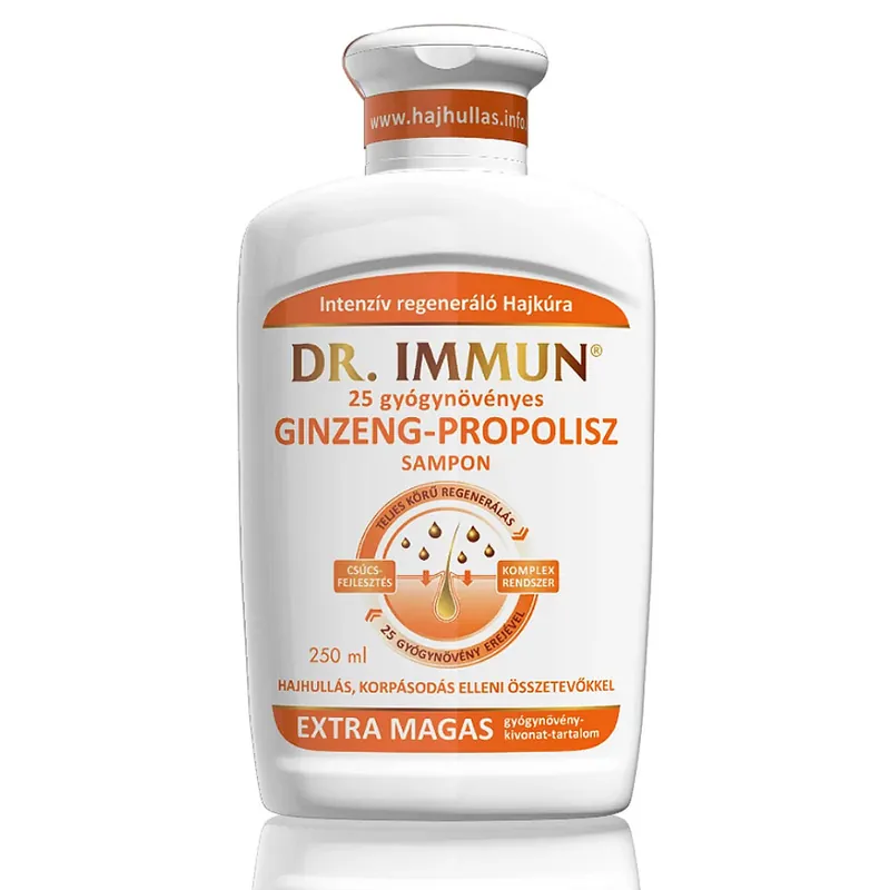 Dr. Immun Ginzeng-Propolisz sampon – 250ml Bestseller
