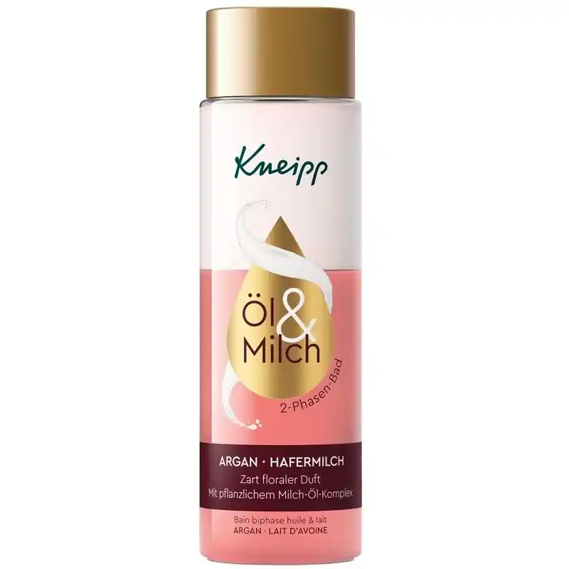 Vásárlói kedvenc Kneipp 2 fázisú fürdőolaj argán & zabtejjel – 250ml