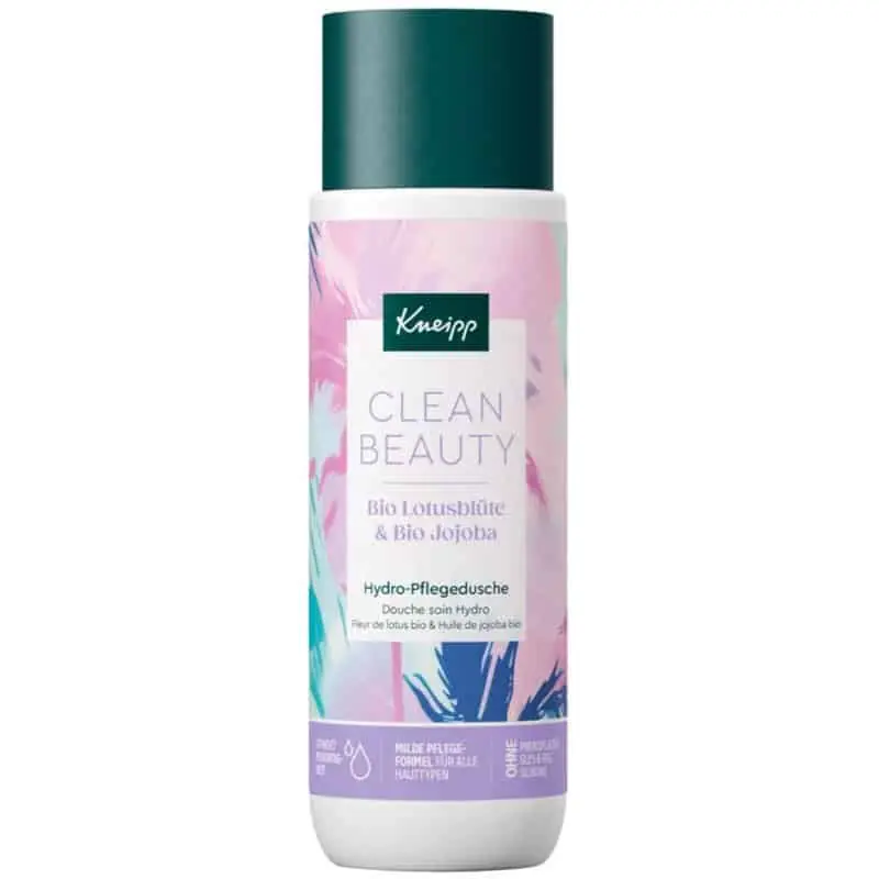 Szuper ajánlat Kneipp Clean Beauty hidratáló tusfürdő Bio lótuszvirággal – 200ml