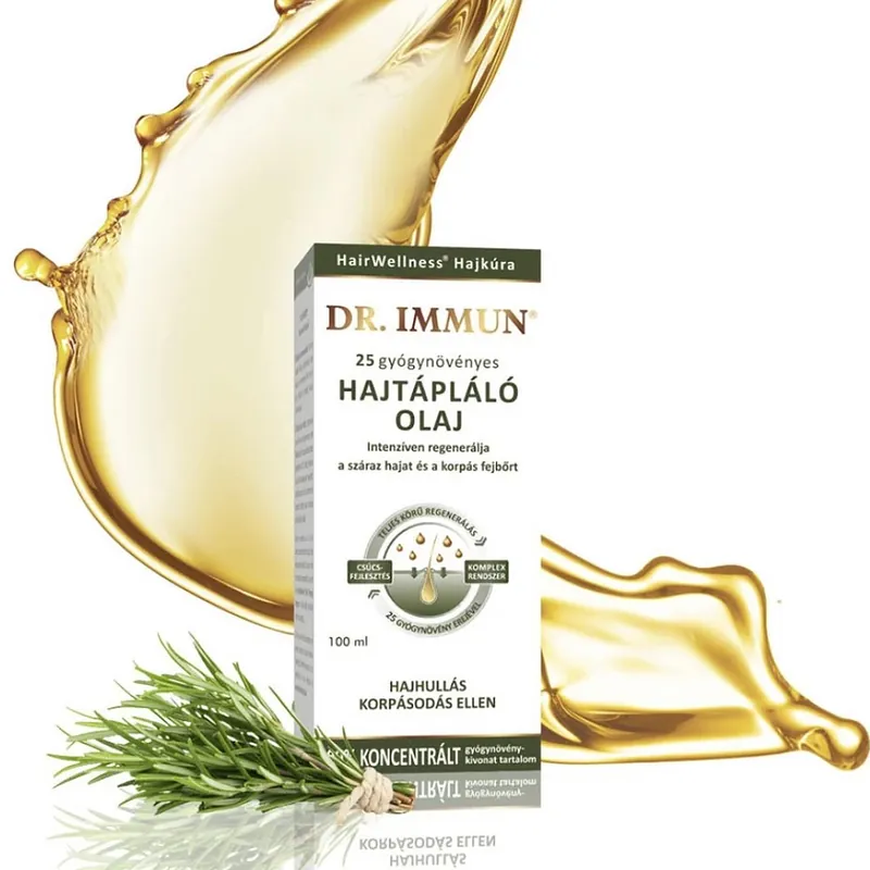 Dr. Immun 25 gyógynövényes hajtápláló olaj – 100ml Árengedmény