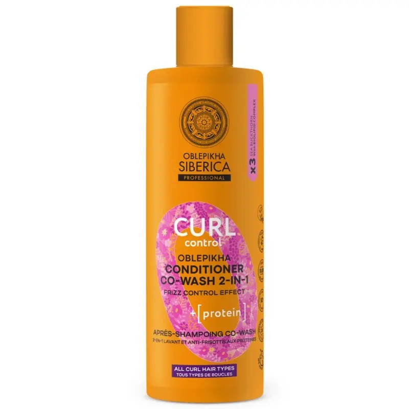 Legnépszerűbb Oblepikha Siberica 2 az 1-ben Co-washing homoktövis kondicionáló göndör hajra – 400ml
