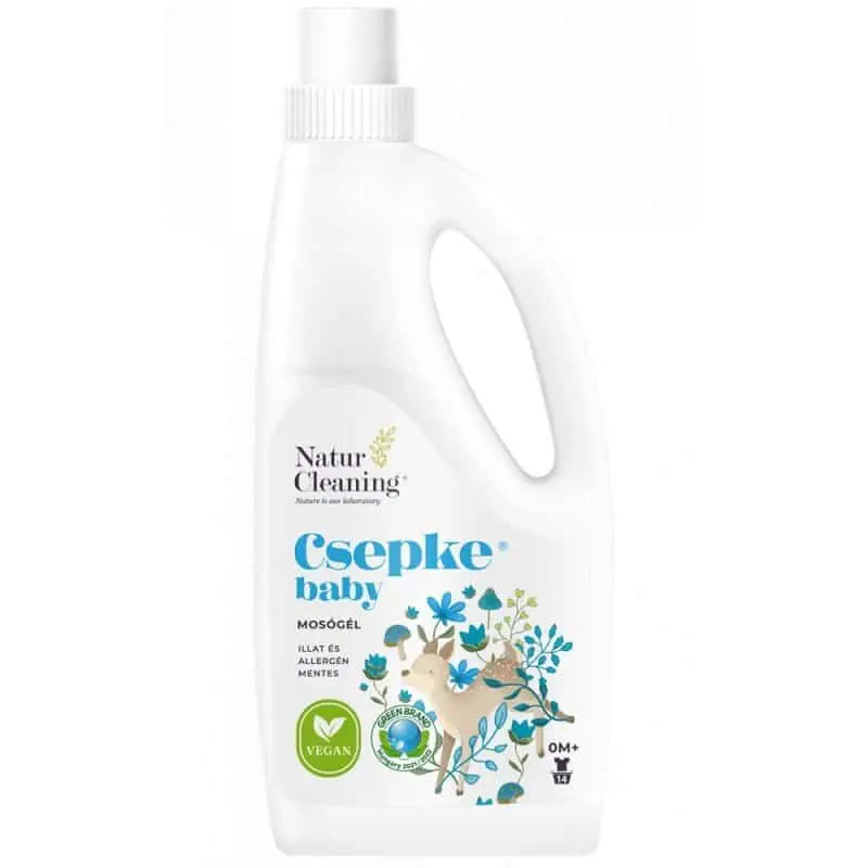 Vedd meg most NaturCleaning Csepke Baby allergénmentes mosógél 0m+ – 1000ml
