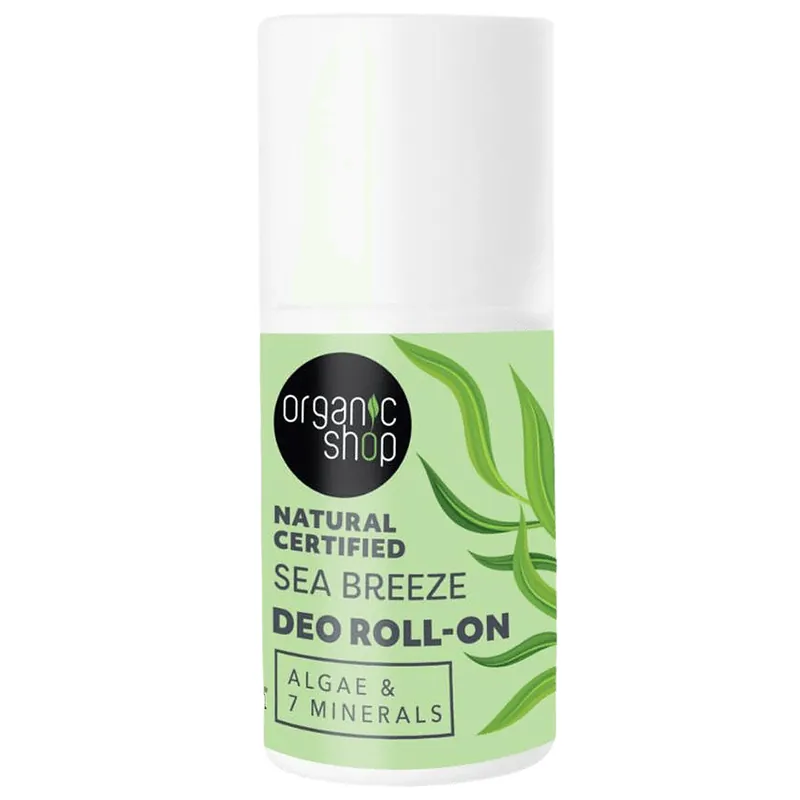 Organic Shop Minősített golyós dezodor algával és 7 ásványi anyaggal – 50ml Szuper akció