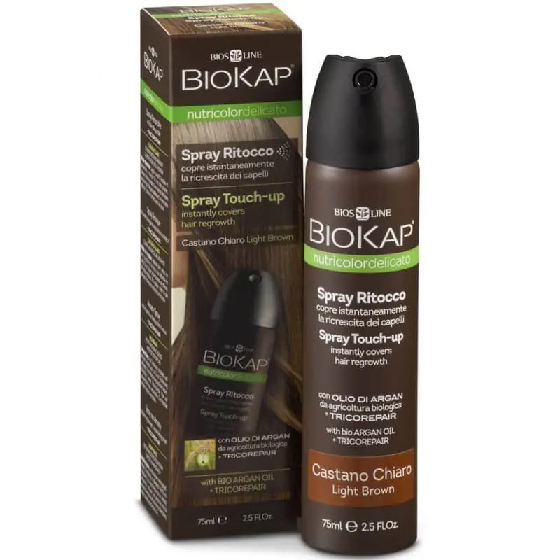 Biokap Nutricolor Hajtőszínező spray – világosbarna – 75ml Kedvezmény