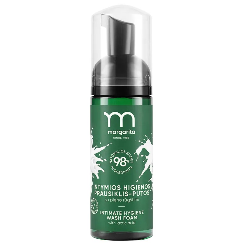 Azonnal elérhető Margarita Intim mosakodóhab tejsavval – 150ml