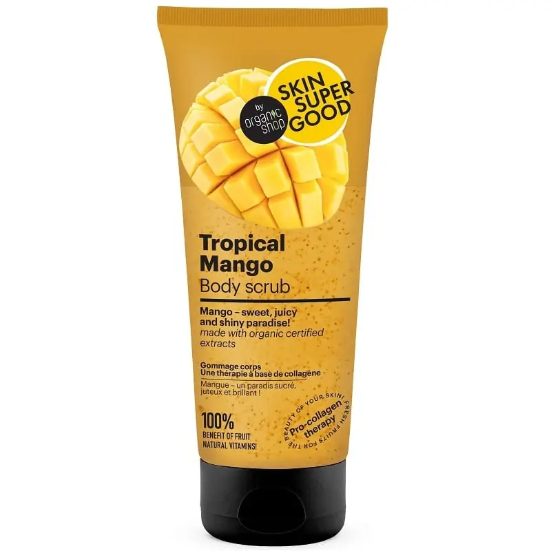 Vásárlói kedvenc Skin Super Good ”Tropical Mango” testradír – 200ml