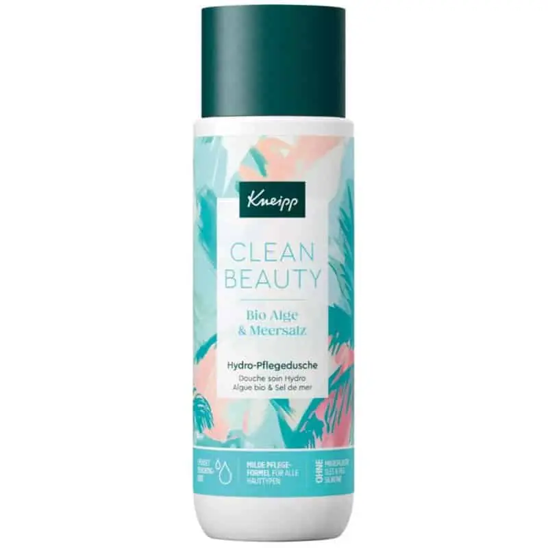 Kneipp Clean Beauty hidratáló tusfürdő Bio algával és tengeri sóval – 200ml Korlátozott ajánlat
