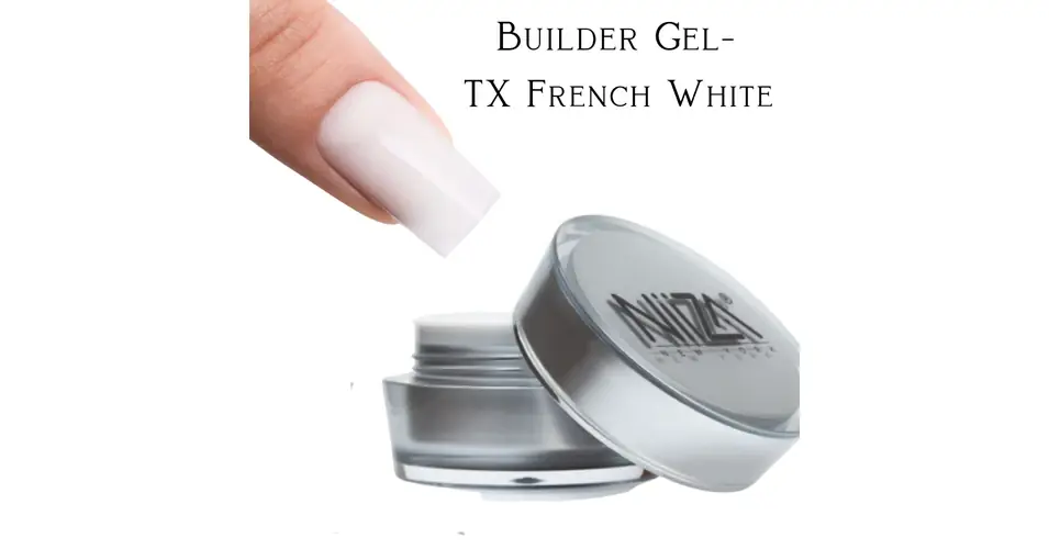 Csak ma NiiZA Builder Gel - TX French White - 30g