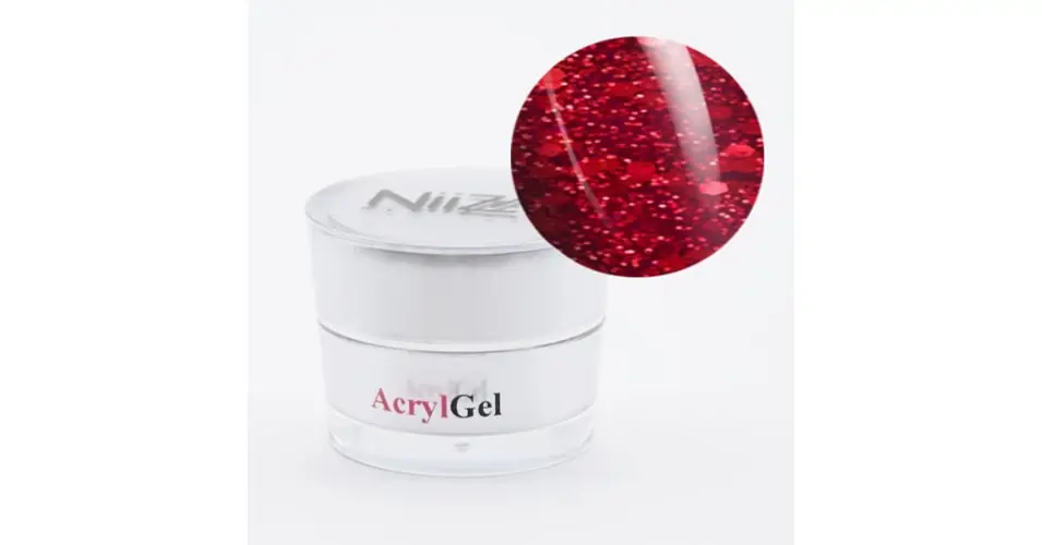 Kihagyhatatlan ajánlat NiiZA AcrylGel - Glitter Red 15g