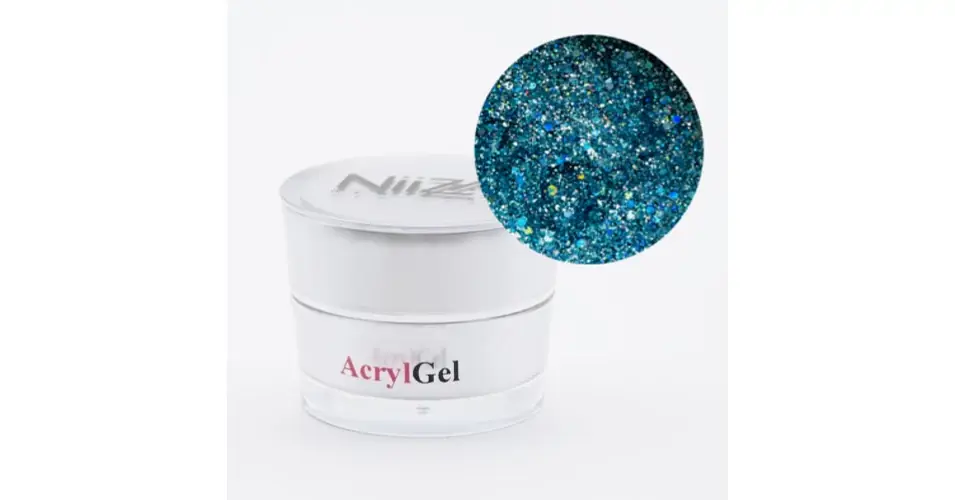 Vedd meg most NiiZA AcrylGel - Glitter Türkiz 15g
