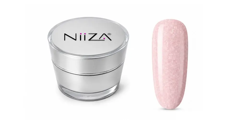 Nézd meg most NiiZA Builder Gel - Shimmer Misty Rose - 30g
