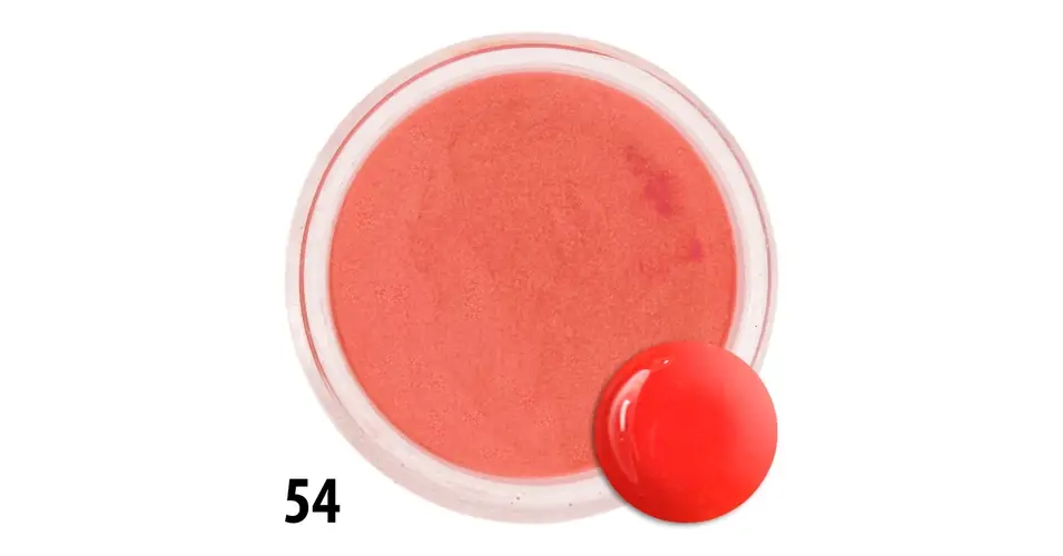Színes akril porcelánpor 54. Prémium