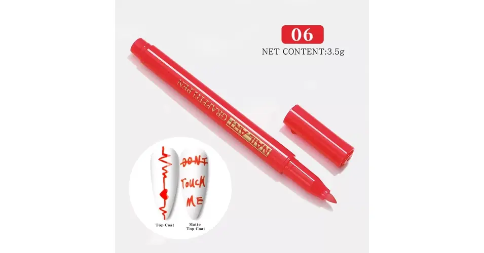 Akril toll nail art pen - 5 piros Vedd meg most