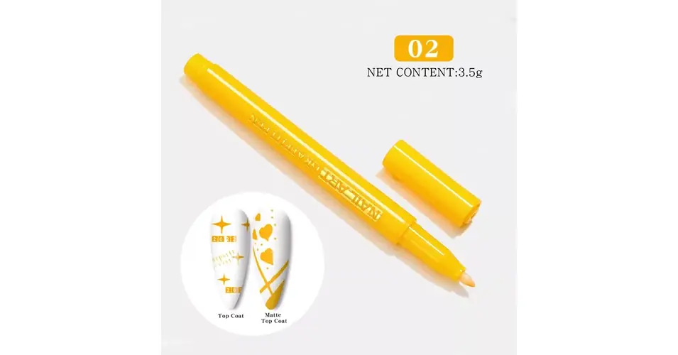 Alacsony ár Akril toll nail art pen - 12 citrom